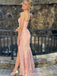 Sexy Sweetheart Sleeveless Mermaid Lace Long Prom Dresses With Front Slit For Party, PG185