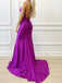 Sexy Spaghetti Strap V-neck Mermaid Sleeveless Prom Dresses With Trailing For Party, PG161