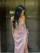 Elegant Sweetheart Sleeveless Mermaid Satin Long Prom Dresses For Party, PG647