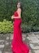 Sexy Sweetheart Sleeveless Mermaid With Side Slit Long Prom Dresses For Party, PG85