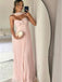 Soft Sweetheart Sleeveless A-line Chiffon Long Prom Dresses For Party, PG635