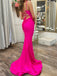 Sexy Spaghetti Strap Mermaid Sleeveless With Front Slit Long Prom Dresses For Party, PG105