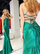 Sexy Spaghetti Strap Sleeveless Mermaid Long Prom Dresses For Party, PG181