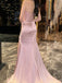 Elegant Sweetheart Sleeveless Mermaid Satin Long Prom Dresses For Party, PG647