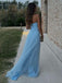 Soft Sweetheart Sleeveless Mermaid Tulle Long Prom Dresses For Party, PG1026
