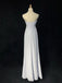 Simple Sweetheart Sleeveless A-line Chiffon Long Prom Dresses For Party, PG277