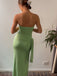 Sexy Sweetheart Sleeveless Mermaid Satin Long Prom Dresses For Party, PG834