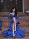 Soft Sweetheart Sleeveless Mermaid Satin Long Prom Dresses For Party, PG649