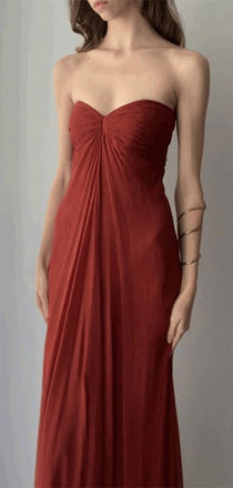 Soft Sweetheart Sleeveless Mermaid Chiffon Long Prom Dresses For Party, PG989