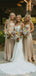 Simple Square Sleeveless A-line Bridesmaid Dresses For Wedding Party, PGB69