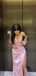 Elegant Sweetheart Sleeveless Mermaid Satin Long Prom Dresses For Party, PG647