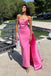 Soft Sweetheart Sleeveless Mermaid Satin Long Prom Dresses For Party, PG523