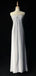 Simple Sweetheart Sleeveless A-line Chiffon Long Prom Dresses For Party, PG277