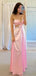 Soft Sweetheart Sleeveless Mermaid Satin Long Prom Dresses For Party, PG665