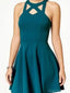 Sexy Halter Sleeveless Short A-line Homecoming Dresses For Party, PGH60