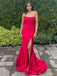 Sexy Sweetheart Sleeveless Mermaid With Side Slit Long Prom Dresses For Party, PG85