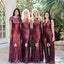 Shiny MIsmatched Sparkly Bridesmaid Dresses For Wedding Party, PGB48