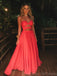 Soft Sweetheart Sleeveless A-line Satin Long Prom Dresses For Party, PG611