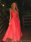 Soft Sweetheart Sleeveless A-line Satin Long Prom Dresses For Party, PG611