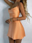 Sexy Spaghetti Strap Sleeveless Short A-line Homecoming Dresses, PGH34