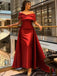 Formal Off-shoulder Sleeveless Mermaid Long Prom Dresses For Party, PG505