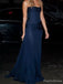 Modest Sweetheart Sleeveless Mermaid Long Prom Dresses For Party, PG417