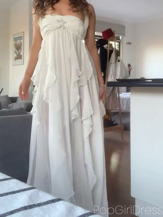 Soft Sweetheart Sleeveless A-line Jersey Long Prom Dresses For Party, PG838