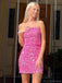 Sexy Sweetheart Sleeveless Mermaid Short Homecoming Dresses For Wedding Party, PGH06