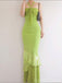 Cute Halter Sleeveless Mermaid Jersey Long Prom Dresses For Party, PG1012