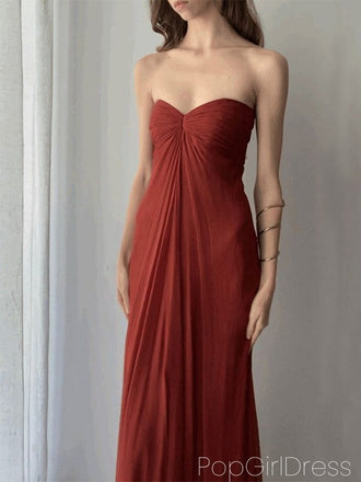 Soft Sweetheart Sleeveless Mermaid Chiffon Long Prom Dresses For Party, PG989