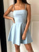 Casual Spaghetti Strap Sleeveless Short A-line Homecoming Dresses For Party, PGH78