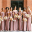 Formal Off-shoulder Sleeveless Mermaid Bridesmaid Dresses For Wedding Party, PGB89