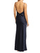 Soft Spaghetti Strap Sleeveless Mermaid Satin Long Prom Dresses For Party, PG422