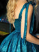 Sexy Spaghetti Strap Sleeveless Short A-line Sequin Homecoming Dresses For Party, PGH222