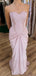 Soft Sweetheart Sleeveless Mermaid Chiffon Long Prom Dresses For Party, PG1025