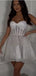 Shiny Sweetheart Sleeveless Short A-line Homecoming Dresses For Party, PGH138