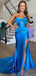 Sexy Sweetheart Mermaid Sleeveless With Front Slit Long Prom Dresses For Party, PG106