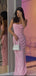 Simple Sweetheart Sleeveless Mermaid Satin Long Prom Dresses For Party, PG673