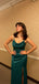 Soft Spaghetti Strap Sleeveless Mermaid Satin Long Prom Dresses For Party, PG732