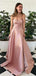 Formal Sweetheart Sleeveless Mermaid Satin Long Prom Dresses For Party, PG702