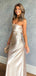 Soft Sweetheart Sleeveless Mermaid Satin Long Prom Dresses For Party, PG954