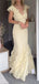 Sexy V-neck Sleeveless Mermaid Chiffon Long Prom Dresses For Party, PG782