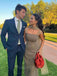 Simple Sweetheart Sleeveless Mermaid Satin Long Prom Dresses For Party, PG486