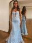 Elegant Sweetheart Mermaid Sleeveless Long Prom Dresses For Party, PG118