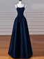 Formal Spaghetti Strap Sleeveless A-line Long Prom Dresses For Party, PG78