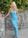 Soft Sweetheart Sleeveless Mermaid Satin Long Prom Dresses For Party, PG398