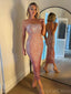 Shiny Spaghetti Strap Sleeveless Mermaid Sequin Long Prom Dresses For Party, PG640