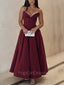 Simple Sweetheart Sleeveless A-line Satin Long Prom Dresses For Party, PG462