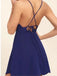 Simple Jewel Sleeveless Short A-line Homecoming Dresses For Party, PGH61