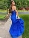 Elegant Sweetheart Mermaid Sleeveless With Trailing Long Prom Dresses For Party, PG114